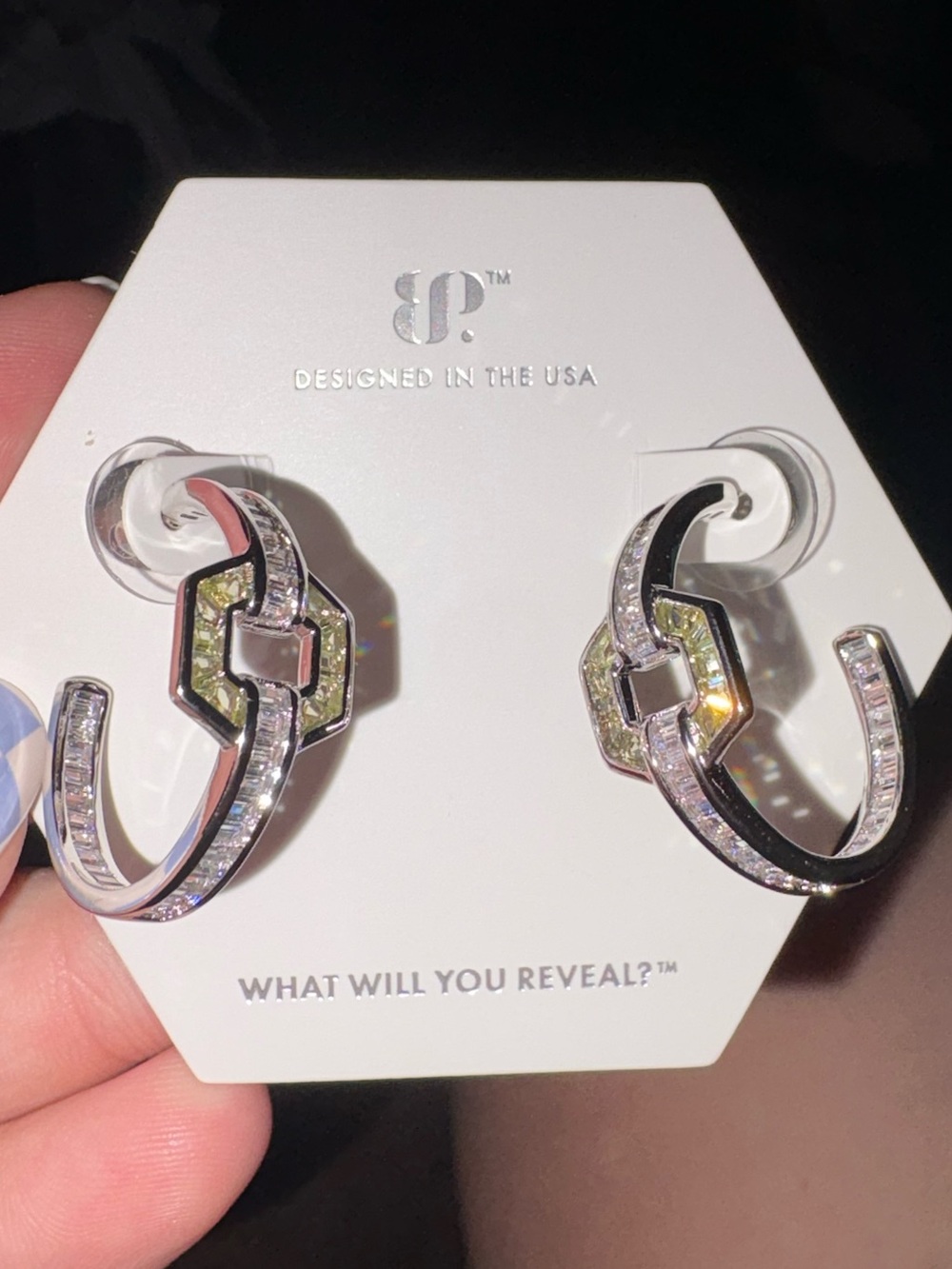 Peridot Hoop Earrings